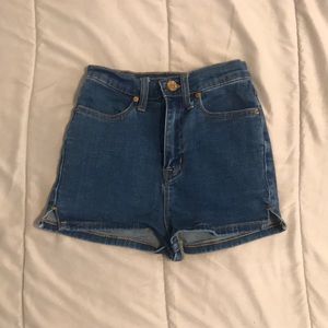 Denim shorts